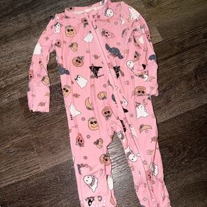 Tullabee Pink zippy One Piece with Cute Print 3/6